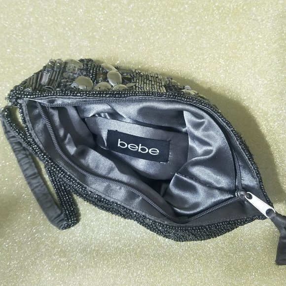 bebe Sequined Evening Wristlet - Picture 8 of 10
